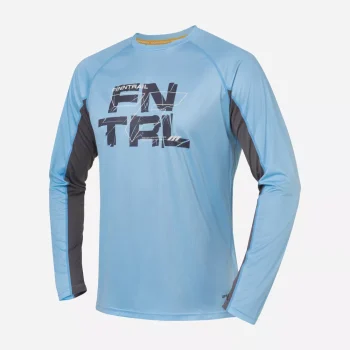 Лонгслив мужской Finntrail Wave Logo 6613 LightBlue, Grey (голубой, серый)