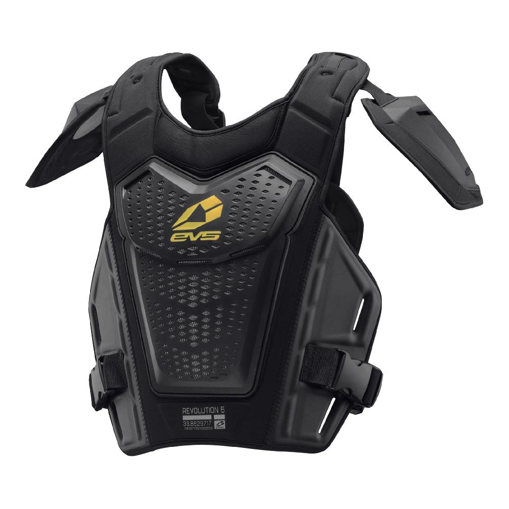 rv5-bk_6cac9b26fada80dde9e00c9de683a160 Жилет защитный унисекс EVS Roost Revo 5 (Black/Hi-Viz, черно-желтый) — изображение 1