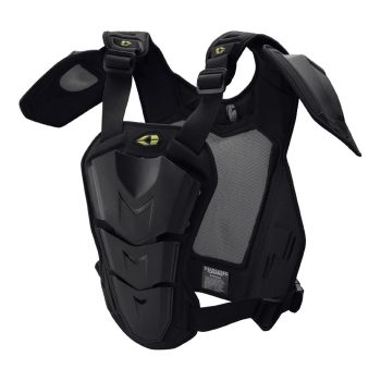 Жилет защитный унисекс EVS Roost Revo 5 (Black/Hi-Viz, черно-желтый) — изображение 2