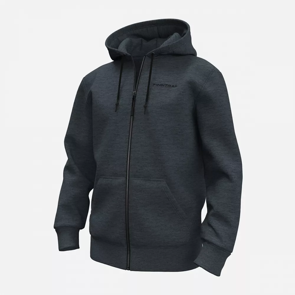sdzmms66399r4e1q4dvwo231fwj3edjd Худи мужской Logo Zip 6825 Black, MiddleGrey (черный, серый) Finntrail — изображение 1