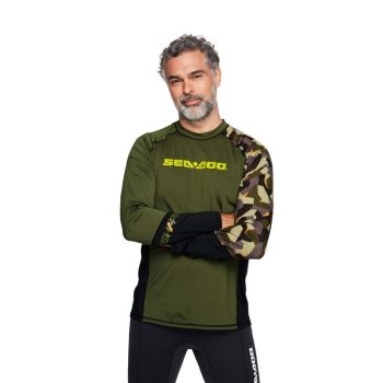 Футболка мужская с длинным рукавом (рашгард) Sea-Doo Camo — изображение 3