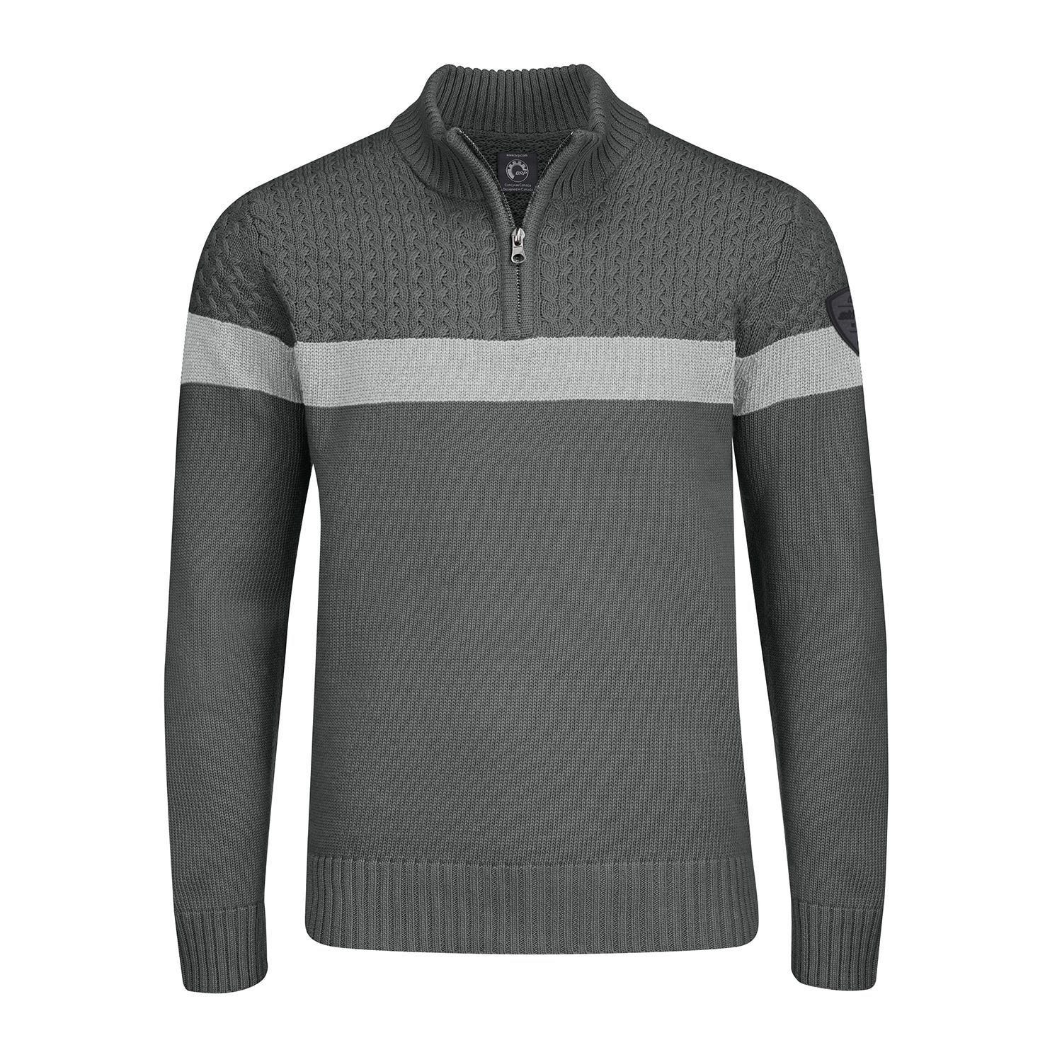 ski-doo-club-house-sweater-454383_heather_grey Свитер мужской Ski-Doo Club House — изображение 1