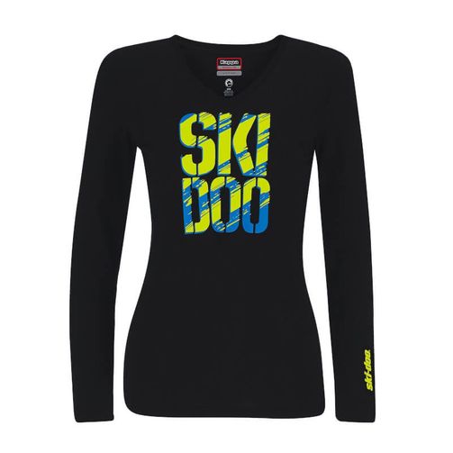 ski-doo-long-sleeves-tee-1 Футболка женская Ski-Doo с длинным рукавом — изображение 1
