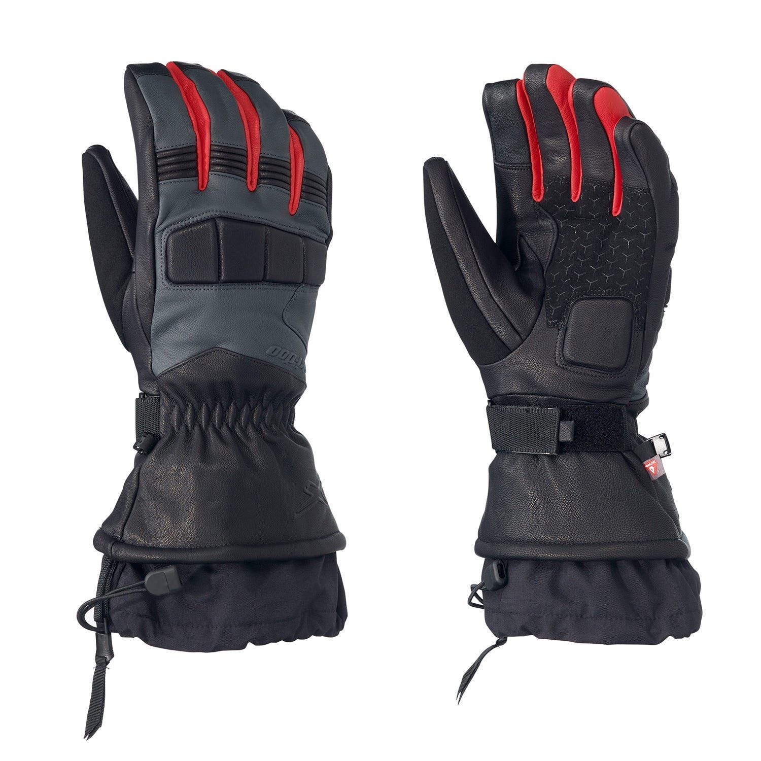 ski-doo-x-team-leather-gloves-446328_red Перчатки мужские Ski-Doo X-Team Leather Gloves — изображение 1