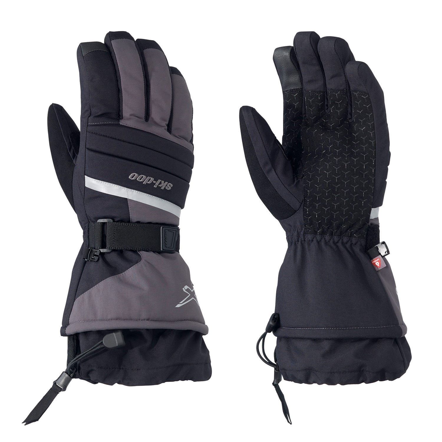 ski-doo-x-team-nylon-gloves-446322_charcoal_grey Перчатки мужские Ski-Doo X-Team Nylon — изображение 1