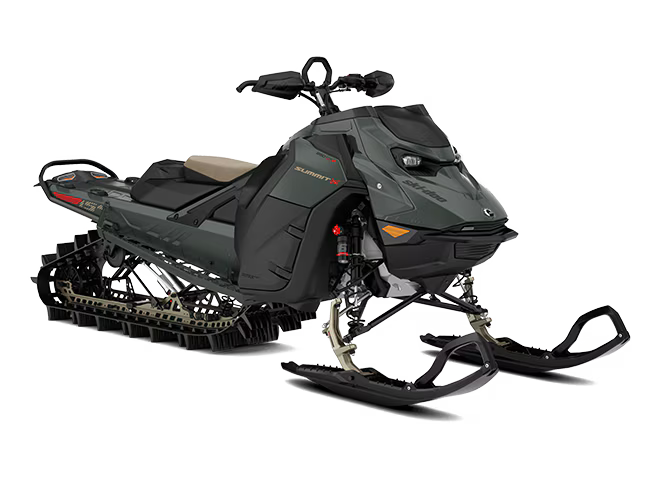 ski-my26-sum-expert-850-etec-turbo-r-tundra-green-000tstf00-studio-34fr-na Summit X Expert 154 850 E-TEC Turbo R SHOT с экраном 10.25 дюйма — изображение 1