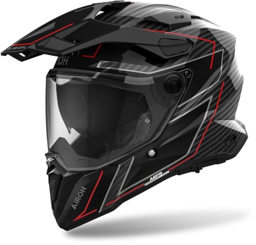 sl500_ Шлем унисекс карбоновый Carbon COMMANDER 2 (CARBON STYLISH GLOSS) р-р S (черный) — изображение 1