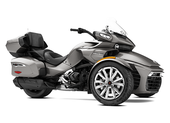 spyder-f3-ltd-2018-9 2018 Spyder F3 LTD Liquid Titanium Satin — изображение 1