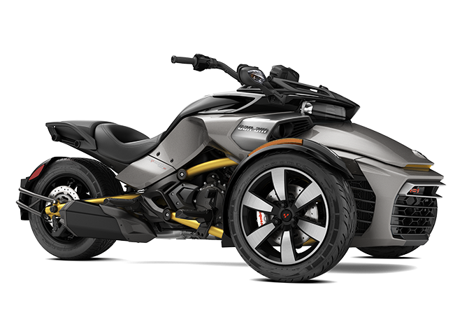 spyder-f3-s-2018-2-1 2018 Spyder F3 S Liquid Titanium Satin — изображение 1