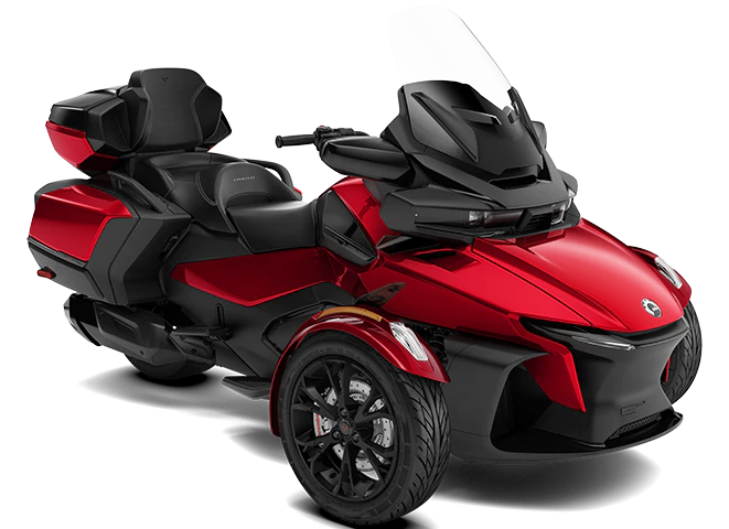 spyder-rt-ltd-2020-12 2020 Spyder RT LTD Deep Marsala Red Metallic Dark Edition — изображение 1