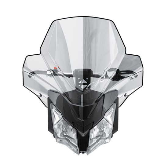 ultra-high-windshield-1 Сверхвысокое ветровое стекло (60 см.) для REV-XM, XS — изображение 1