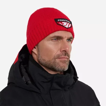 Шапка Finntrail Waterproof Hat 9714 Red, Khaki, Graphite (красный, хаки, черный) Мембранная — изображение 2