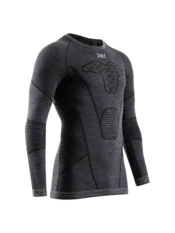 XM-YTB2W24M-- Термофутболка мужская X-BIONIC® SYMBIO MERINO SHIRT LS MEN (G810RHINO GREY(cерый) или B001OPAL BLACK(серовато-черный)
