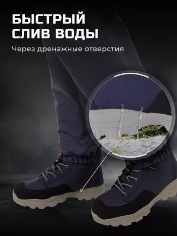 Ботинки Finntrail Urban 5090 Khaki, Grey  (хаки, серый) НА РЕЗИНОВОЙ ПОДОШВЕ — изображение 4